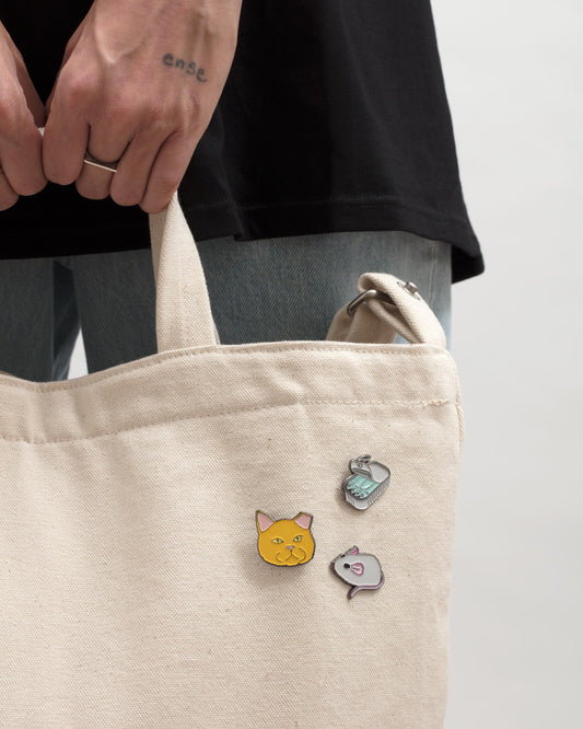 Orange Tabby Pin Set