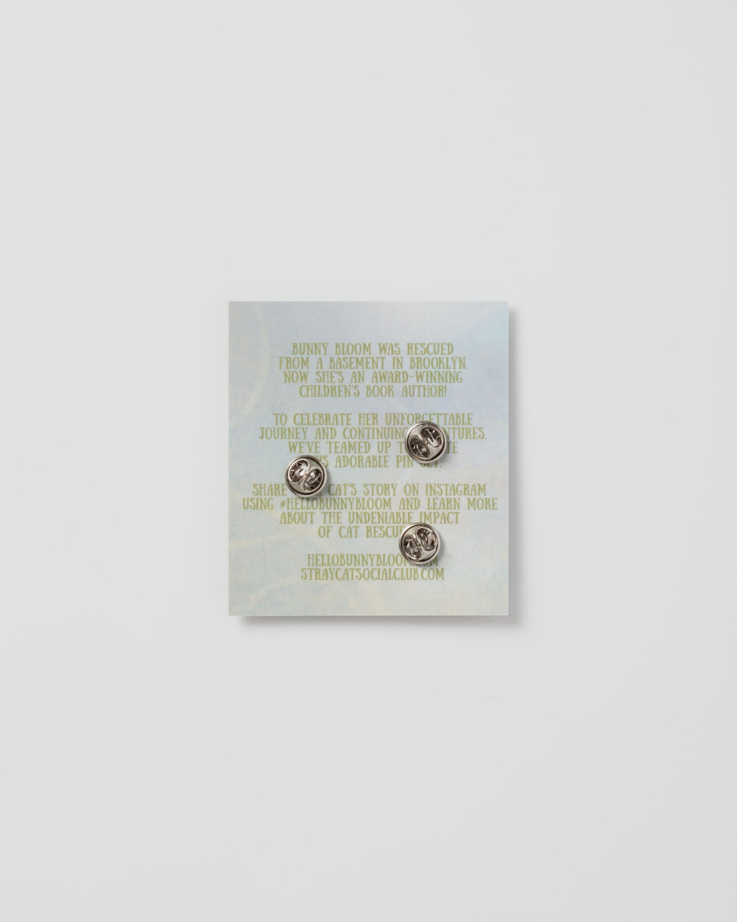 Hello Bunny Bloom x Stray Cat Social Club Pin Set